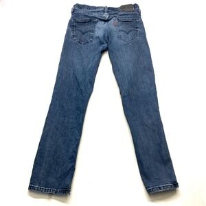 THRASHED Levi's Jeans Men's 29x30 Blue Denim 5-Pockets Medium Wash Mid-Rise